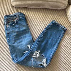 Topshop Petite Mom Jeans
